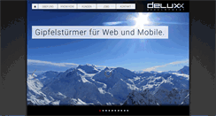 Desktop Screenshot of deluxx.ch