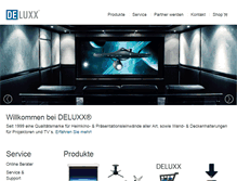 Tablet Screenshot of deluxx.com
